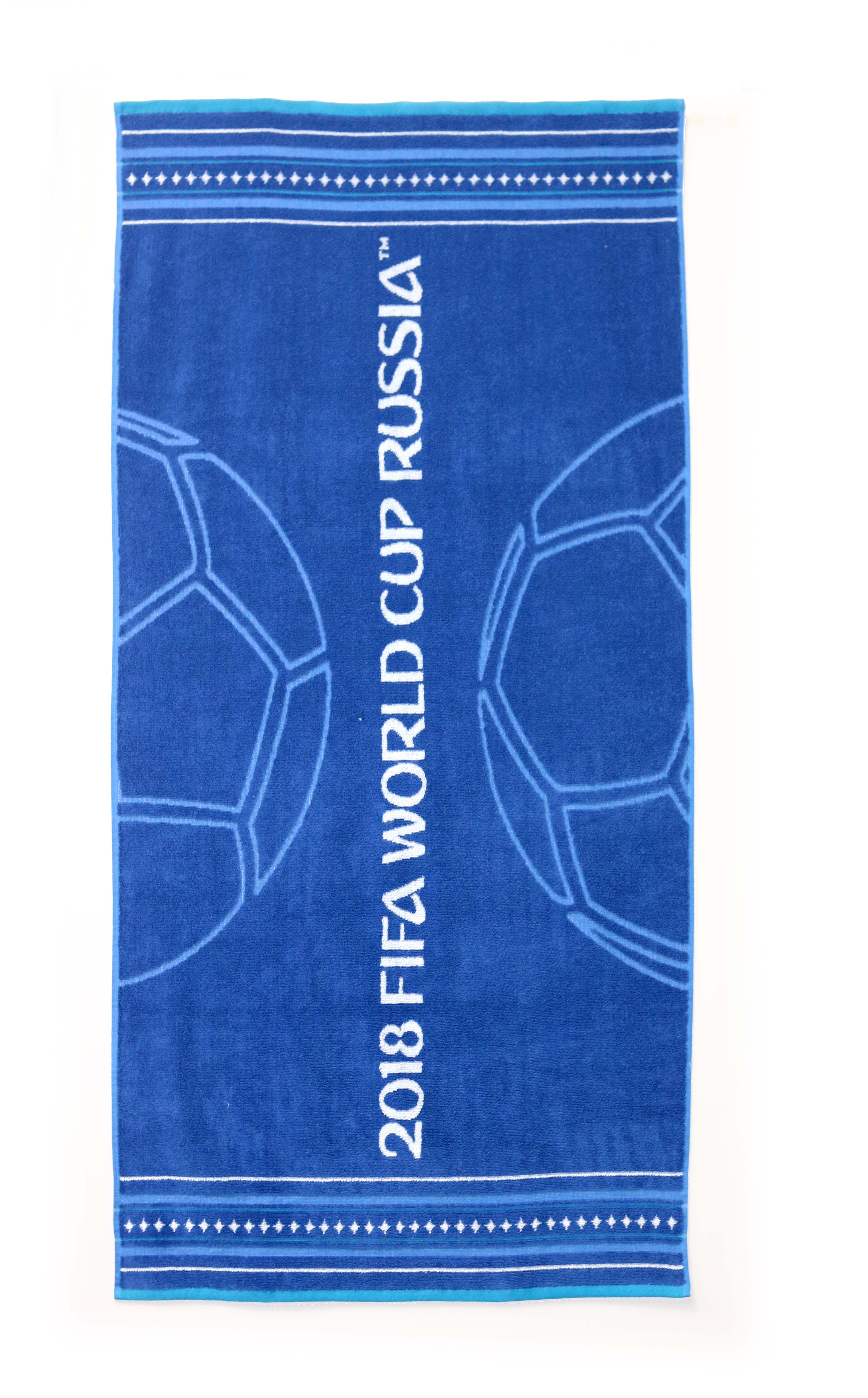 Offizielles FIFA Russia WM 2018 Fußball Handtuch Hexagon World Cup Towel 