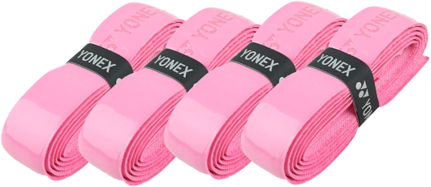 Yonex – Griffband für Badmintonschläger, Tennis oder Squash 4 x pink