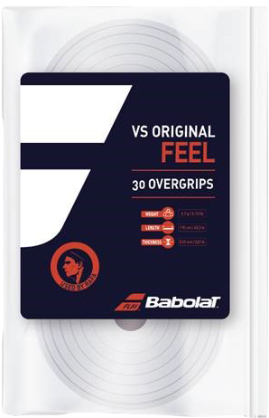 Babolat VS Original Overgrip 30er weiß Tennis Squash Badminton Padel