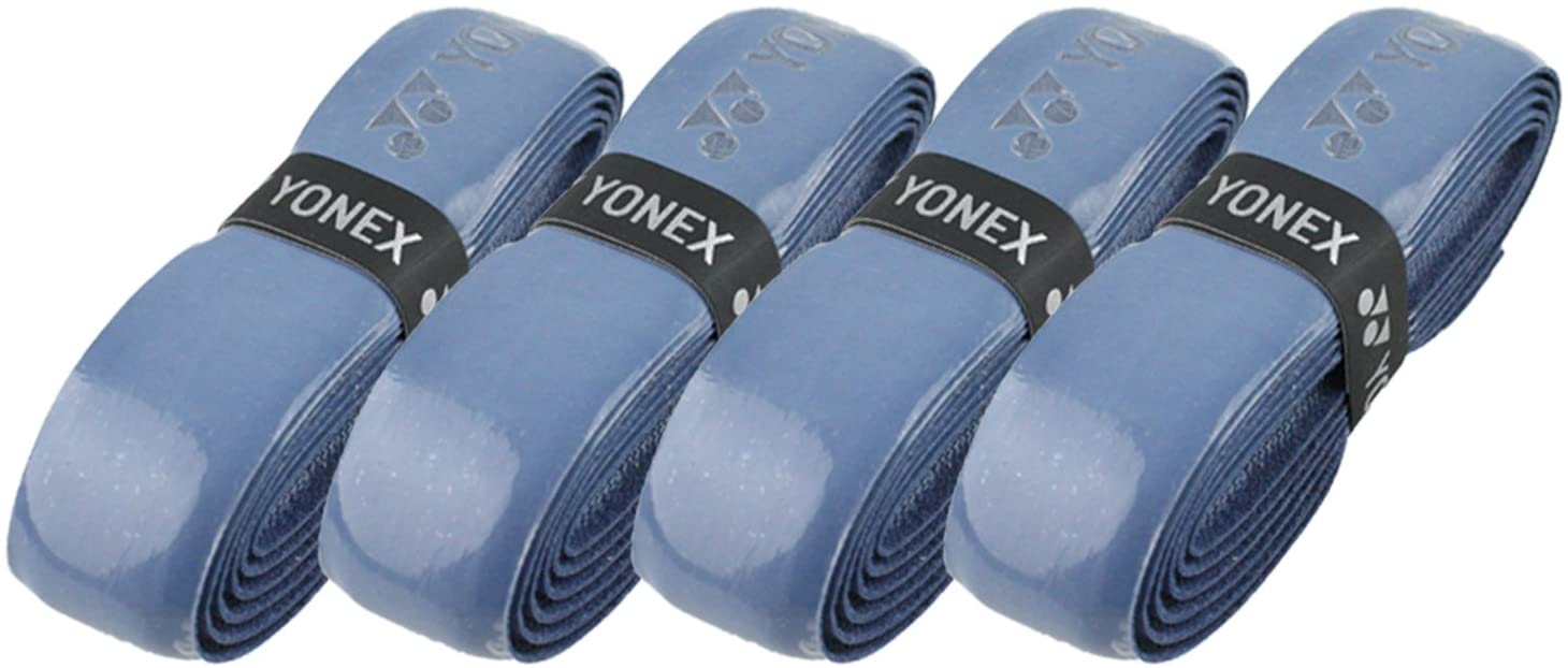 Yonex – Griffband für Badmintonschläger, Tennis oder Squash 4 x blau