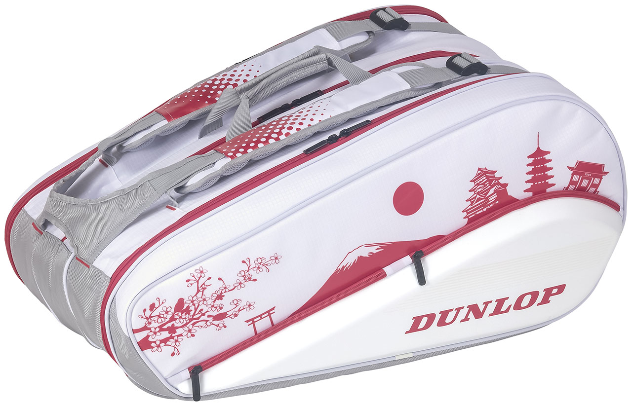 Dunlop Srixon Performance 12er Tennistasche Tokyo white/red ltd. Edition