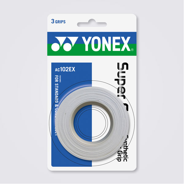 Yonex Overgrip Super absorbent Grap white 3er antibakteriell Griffbänder Tennis Squash Badminton