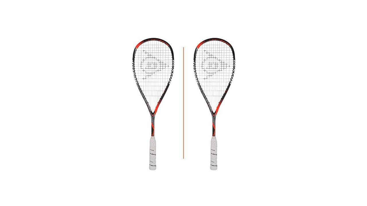 2 x Dunlop Hyperfibre XT Revelation Pro Ali Farag Signature racket set of 2 