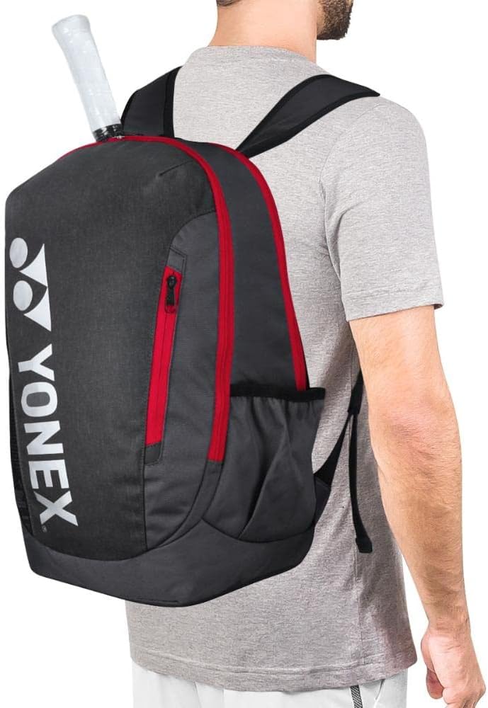 Yonex Team Backpack S Badminton Squash Tennis Grey/Red